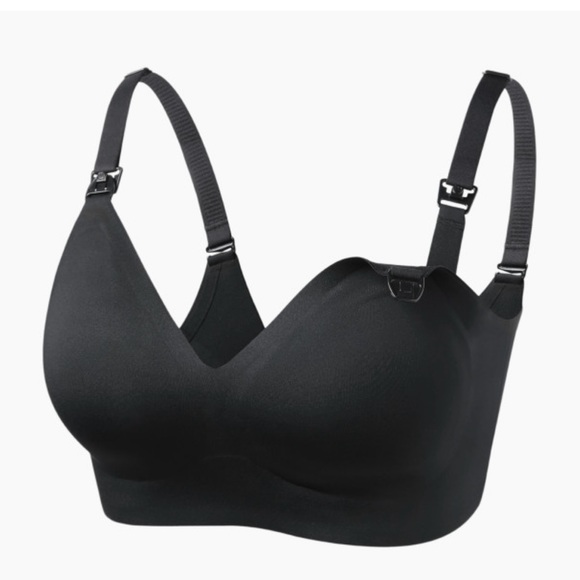 momcozy Other - MOMCOZY Seamless Nursing Bra with Molded Cups Women’s SZ XL in Black